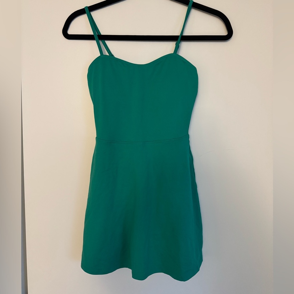 Alo Yoga Women’s Lettuce Alosoft Courtside A-Line Mini Padded Tennis Dress Sz XS - Picture 2 of 5
